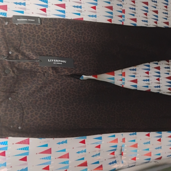 Liverpool Los Angeles Leopard Print Skinny Jeans - Picture 5 of 6